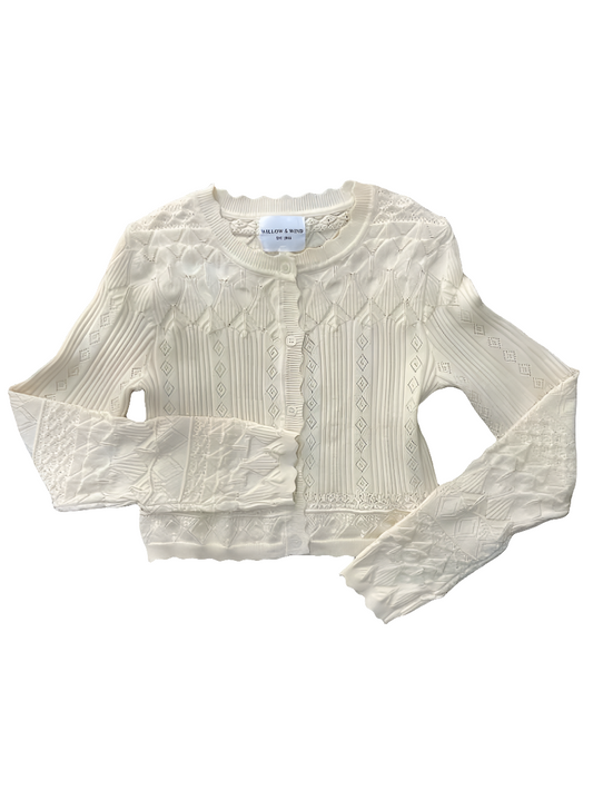 Willow & Wind Cream Youth Size 14 SweaterHeavy