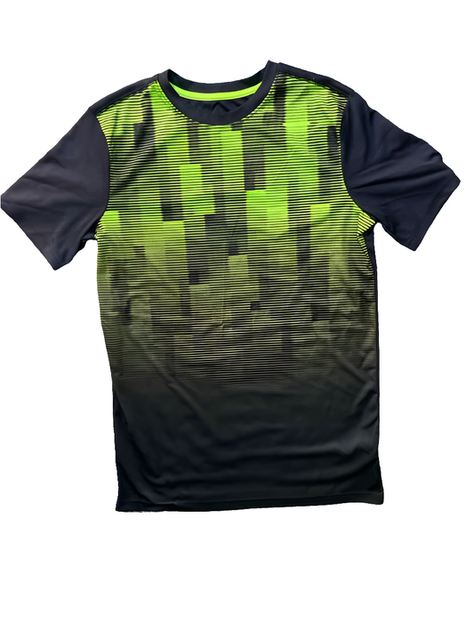Old Navy (C) Black Yellow Youth Size 14-16 AthleticTopSS