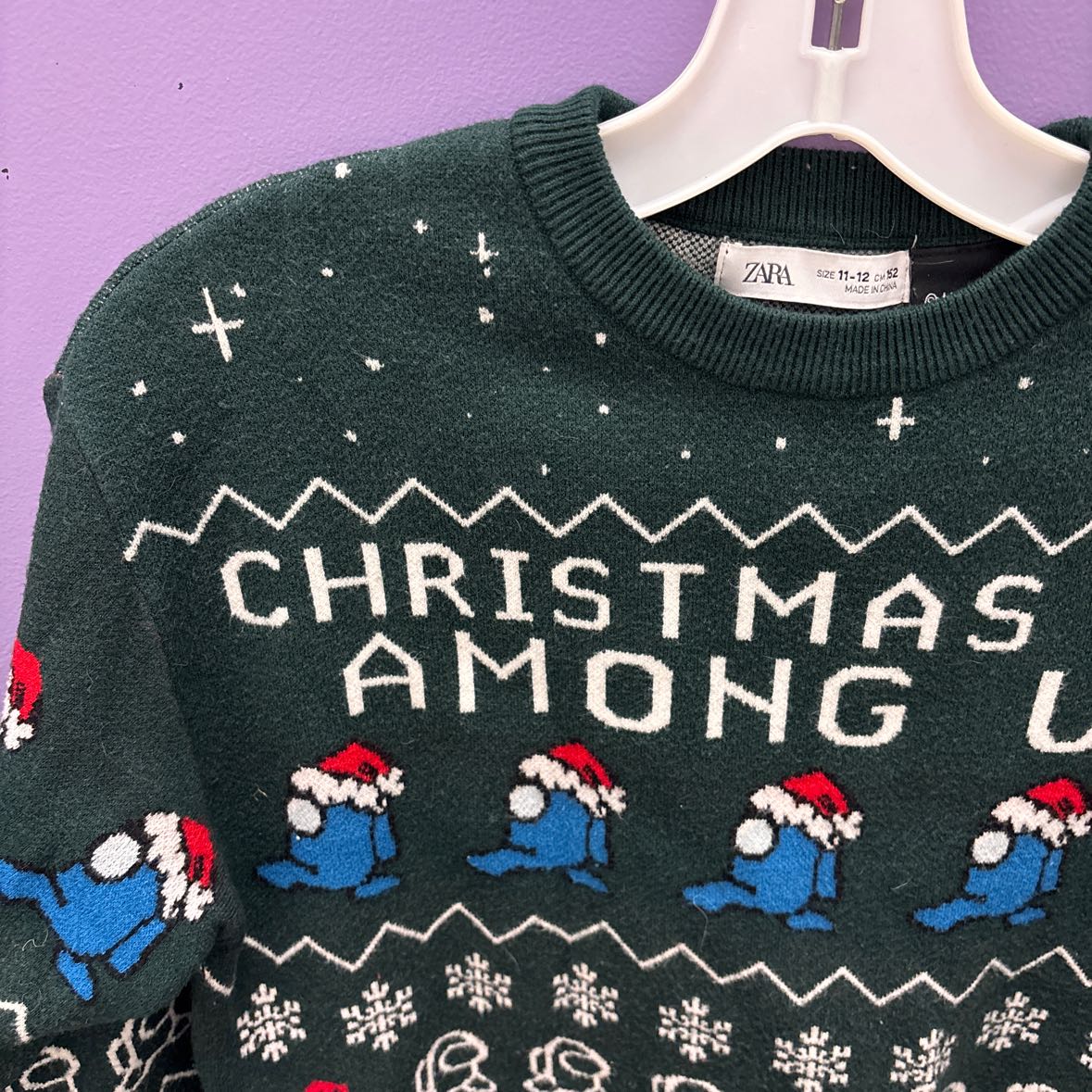 Zara (B) Christmas Youth Size 10 SweaterHeavy