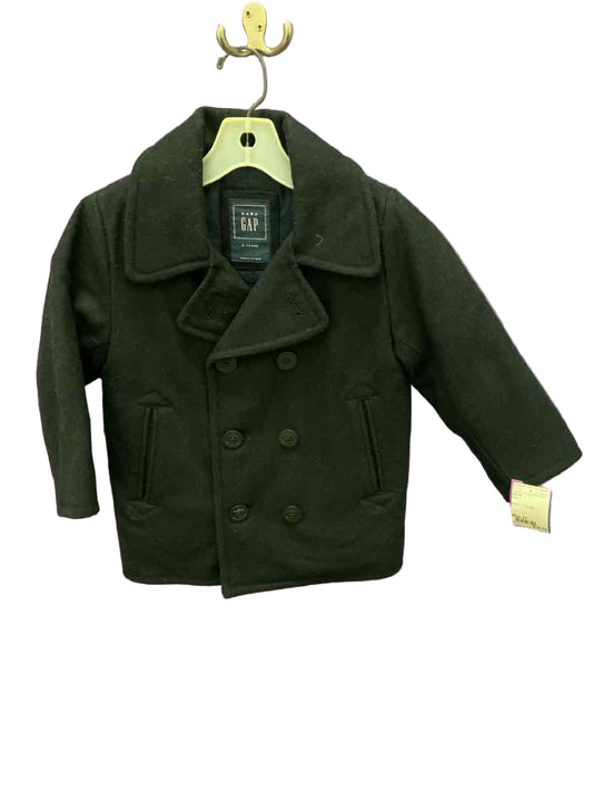 Gap (B) Black Toddler Size 3T Dress Coat Winter