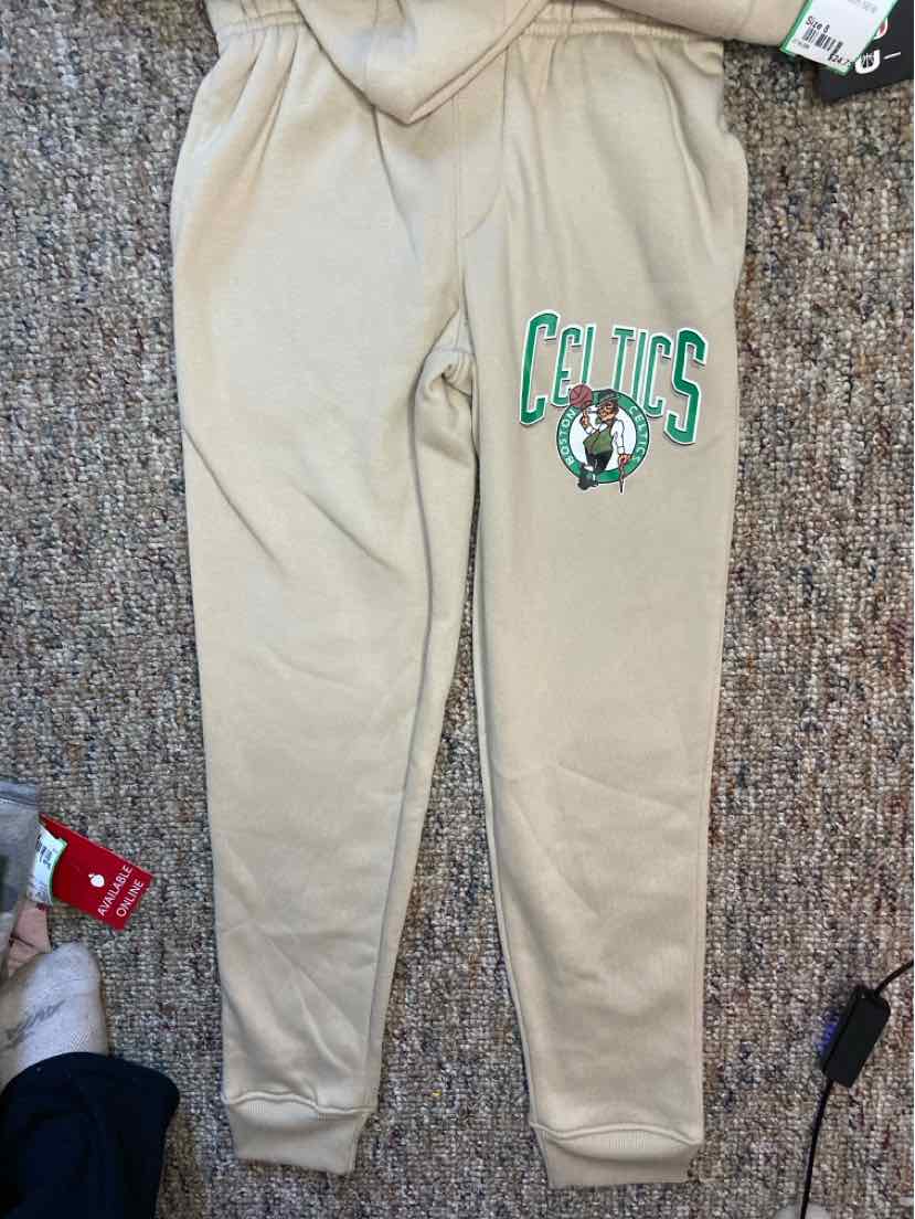 NBA (B) Tan Youth Size 8 2PCAthleticPantSuit