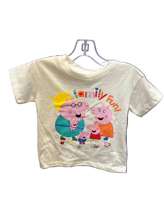 Peppa Pig Cream Infant Size 12 MO SSTop