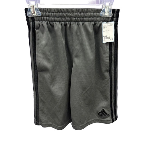 Adidas (B) Gray Youth Size 8 Short Athletic