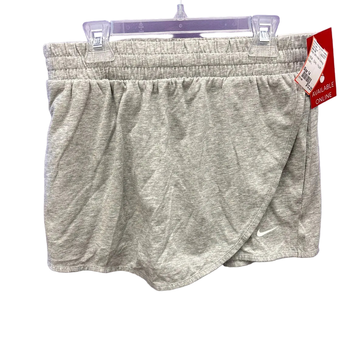 Nike (B) Gray Youth Size 14 Skirt Casual