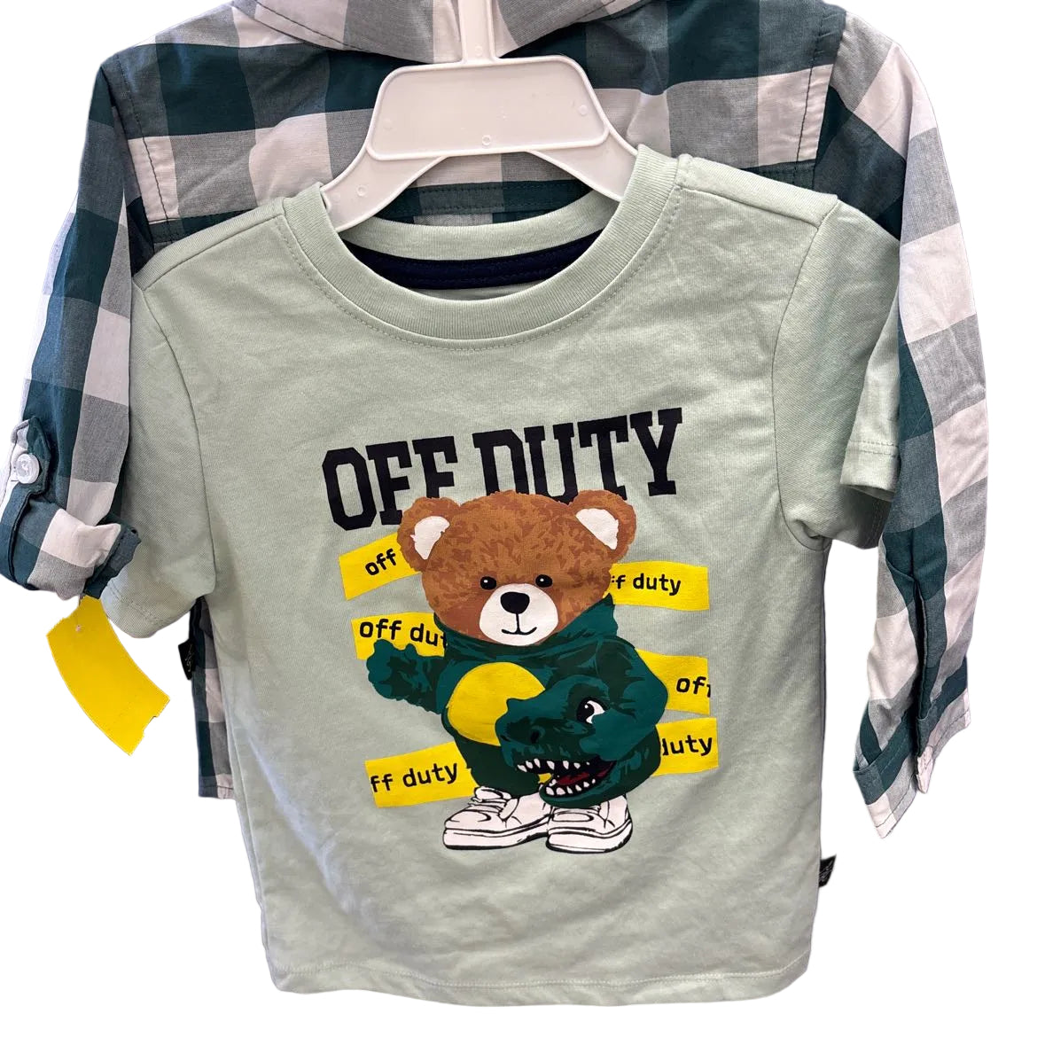 American Hawke (E) Blue Green Toddler Size 2T 3PCCasual