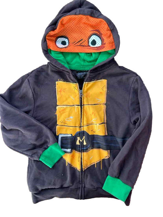 Teenage Ninja Turtles Yellow Gray Youth Size 8 Sweatshirt