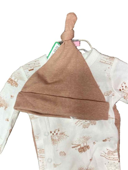 Just One You (D) White Infant Size NB 3PC Casual