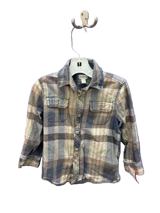 Gymboree (C) Brown Toddler Size 3T ButtondownLS