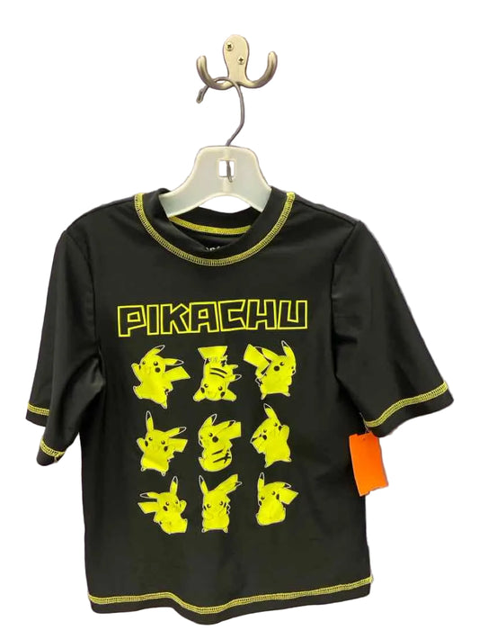 Pokemon Black Yellow Youth Size 8 AthleticTopSS