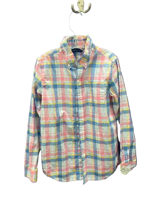 Janie and Jack (A) Plaid Youth Size 8 ButtondownLS