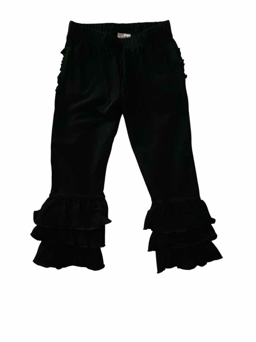 Ruffle Butts and Rugg (B) Black Toddler Size 3T BasicLeggings