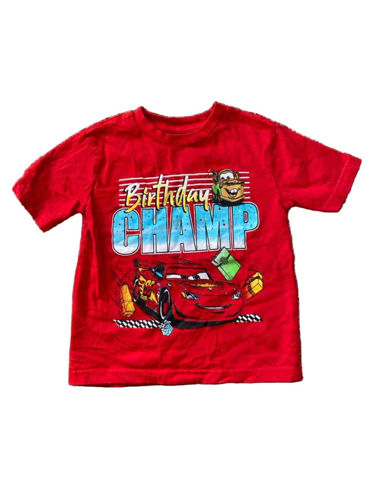 Disney (B) Red Toddler Size 4T SSTop