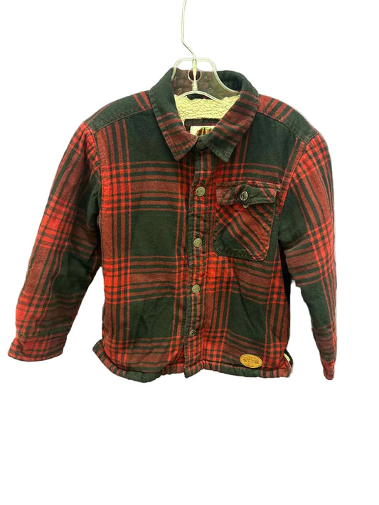 Outdoor Oasis Red Black Toddler Size 4-5 ButtondownLS