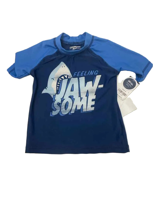 OshKosh BGosh Blue Toddler Size 3T SwimTop