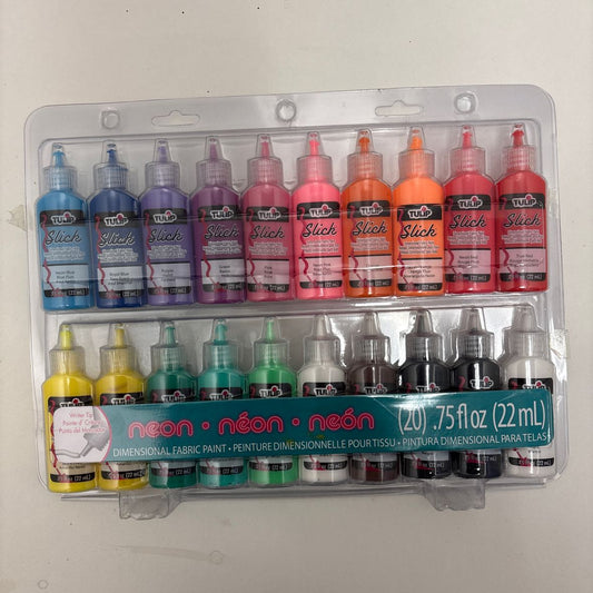 NEW Neon Fabric Paint Set