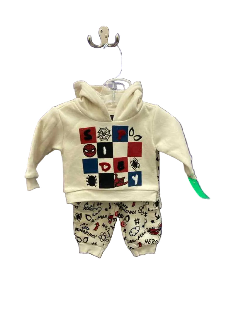 Marvel (D) Cream Infant Size 3 MO 2PC Casual