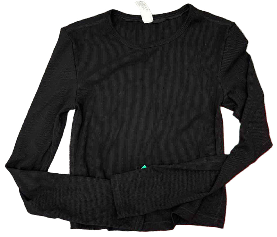 Yogalicious Black Youth Size 14 LSTop