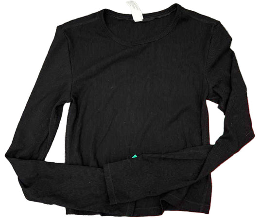 Yogalicious Black Youth Size 14 LSTop