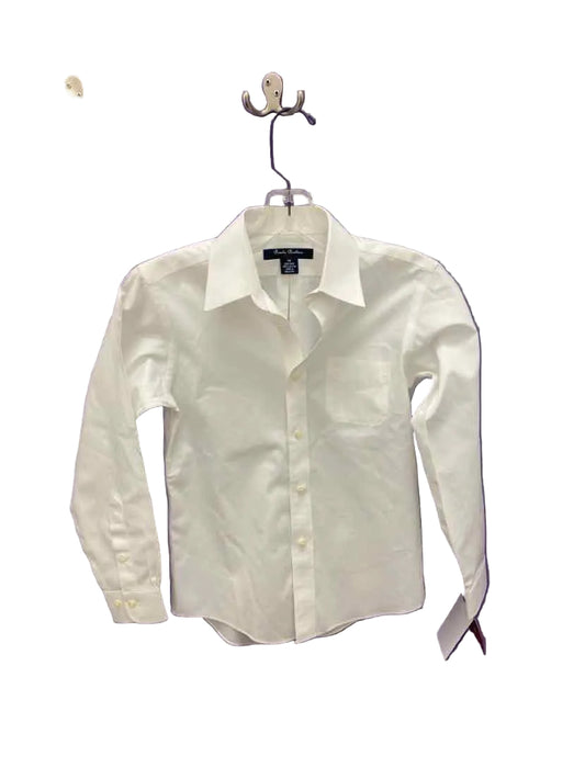 Brooks Brothers (A) White Youth Size 10 ButtondownLS