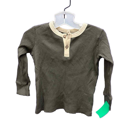 Quincy Mae Green Toddler Size 2T LSTop
