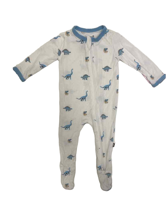 Kyte Baby (A) White Blue Infant Size 3-6 MO 1PCSleepwear