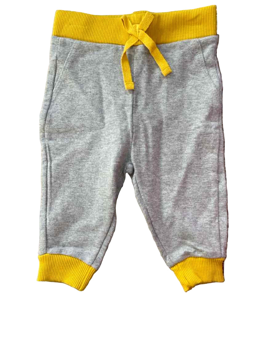 7 for all Mankind (A) Yellow Gray Infant Size 0-3 MO 3PC Casual
