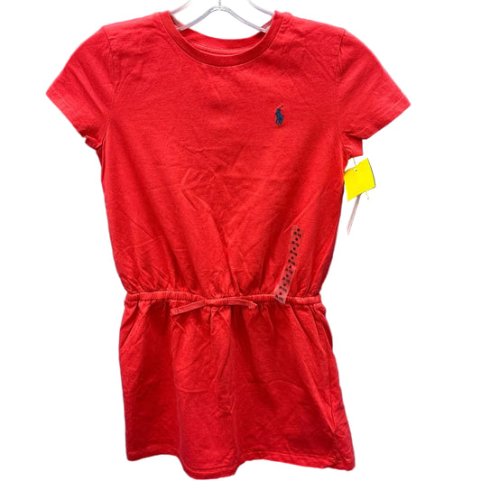 Polo Ralph Lauren (A) Red Youth Size 8 Casual Dress