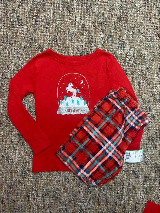 Cat and Jack (D) Christmas Toddler Size 3T 2PCSleepwear
