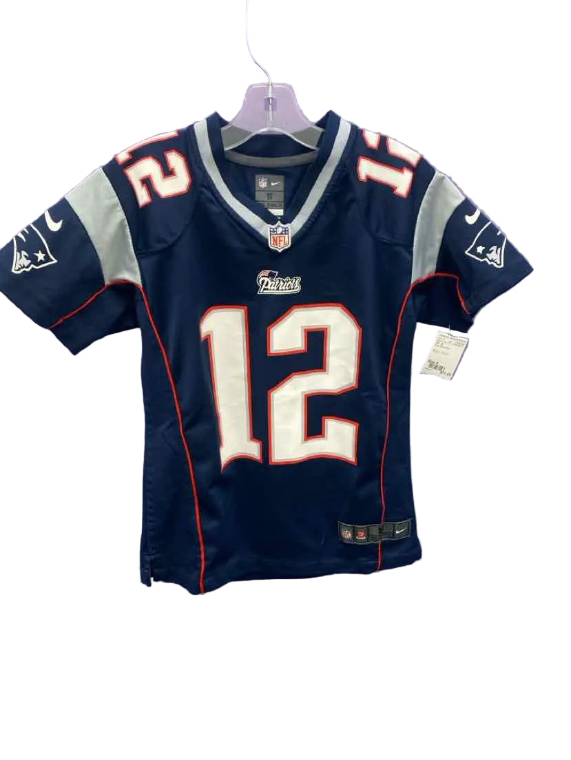 NFL (B) Red White Blue Youth Size 8 AthleticTopSS