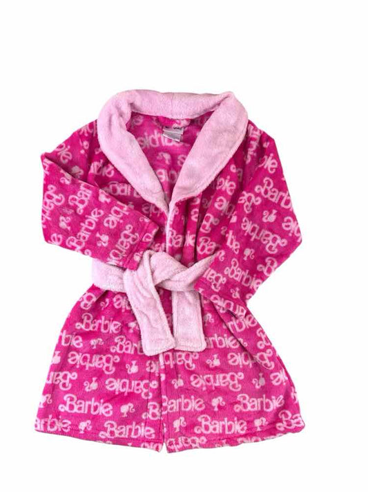 Barbie (D) Pink Toddler Size 5T Bathrobe