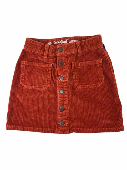 Cat and Jack (D) Orange Youth Size 8 SkirtCasual