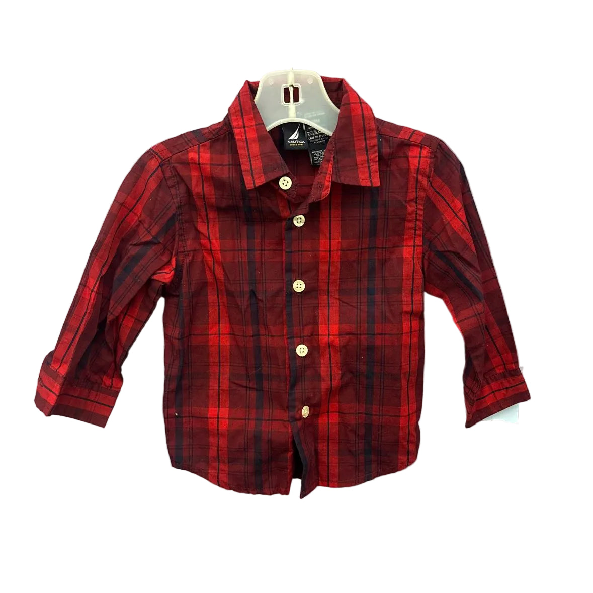 Nautica (B) Red Blue Infant Size 18 MO 2PC Casual