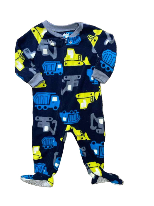 Child of Mine (D) Black Print Infant Size 12 MO 1PCSleepwear