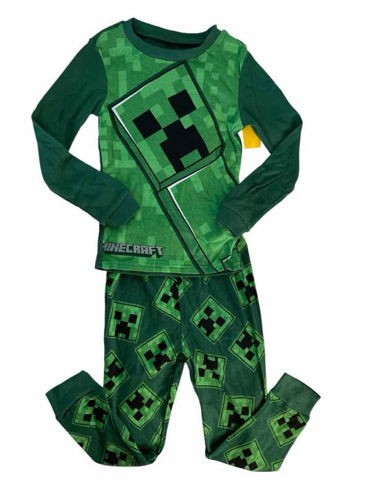 Minecraft Green Youth Size 6 2PCSleepwear