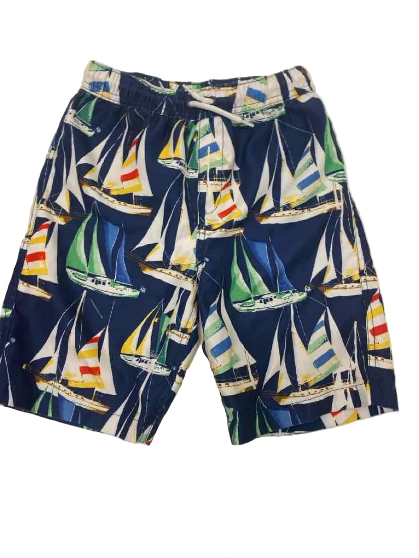 Lands End Nautical Youth Size 10-12 SwimTrunks