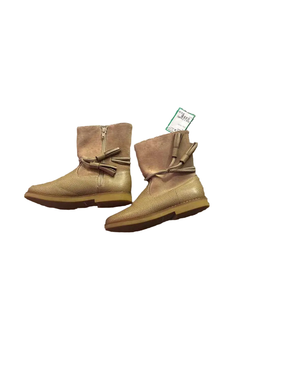 Elephantito Tan Youth Shoe Size 1 (Youth) FashionBoots