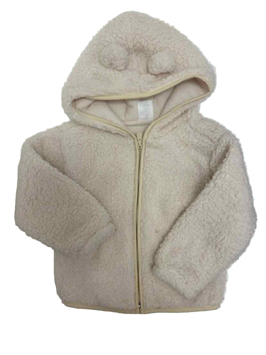 Gap (B) Cream Toddler Size 4 Jacket Fleece