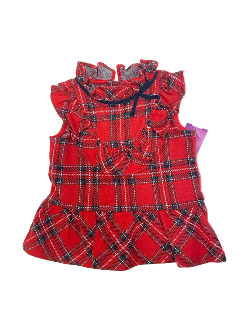 Janie and Jack (A) Red Toddler Size 3T SSTop