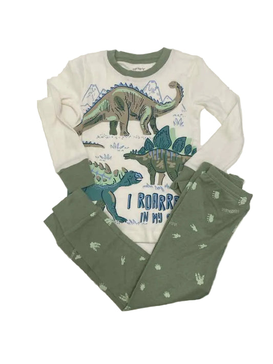 Carters (C) Cream Toddler Size 2T 2PCSleepwear