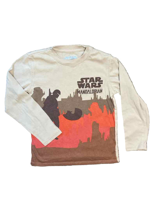 Star Wars Tan Toddler Size 5-6 LSTop