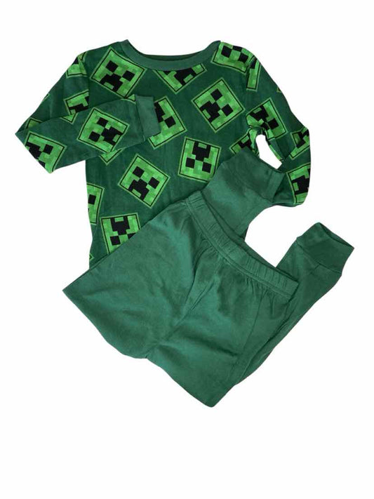 Minecraft Green Youth Size 6 2PCSleepwear
