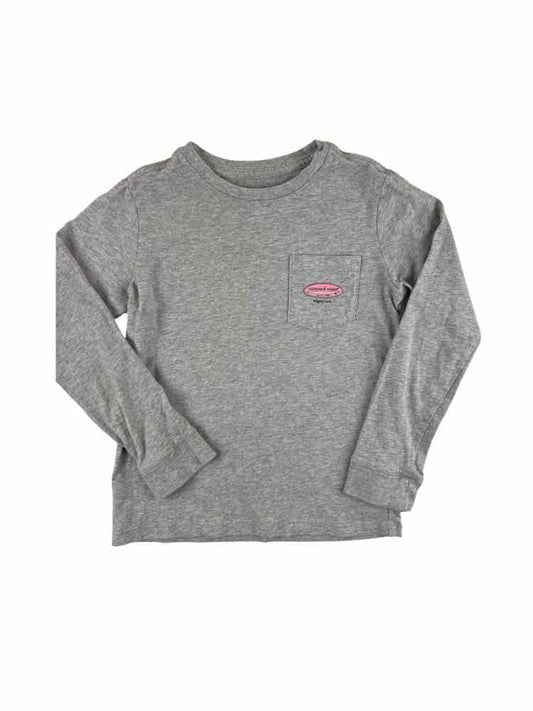 Vineyard Vines (A) Gray Youth Size 6 LSTop