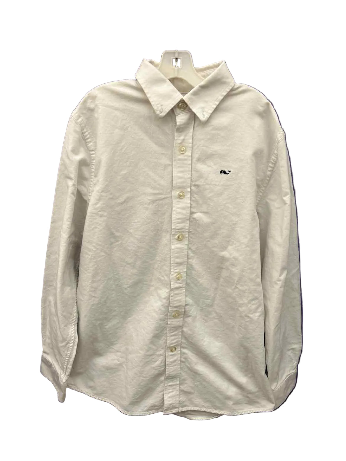 Vineyard Vines (A) White Youth Size 12 ButtondownLS