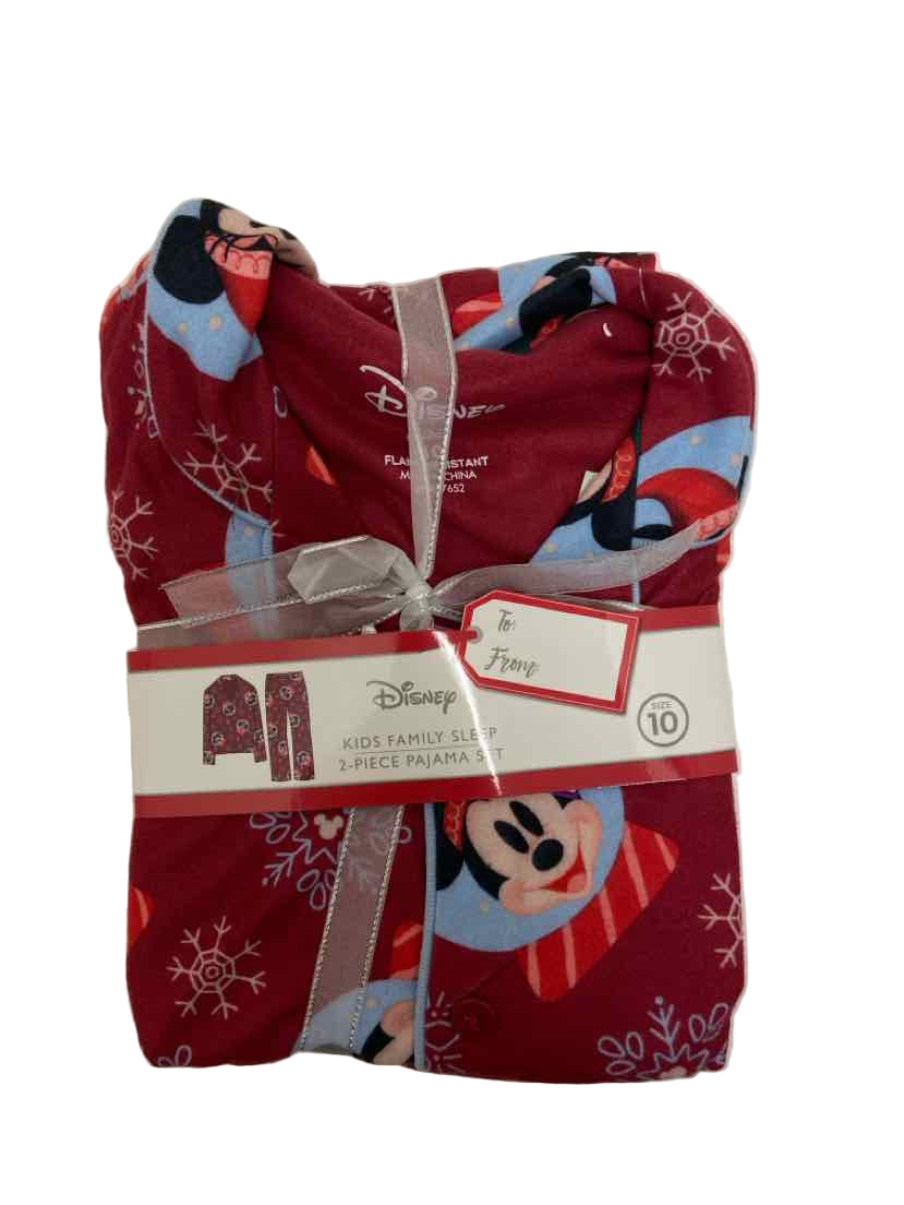 Disney (B) Red Youth Size 10 2PCSleepwear