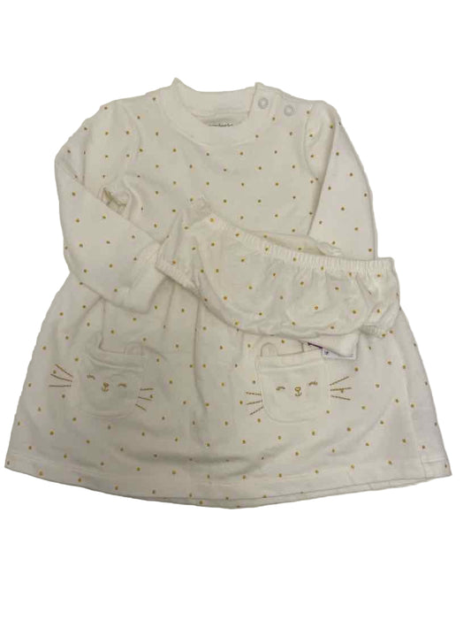Carters (C) Cream Infant Size 12 MO 2PC Casual