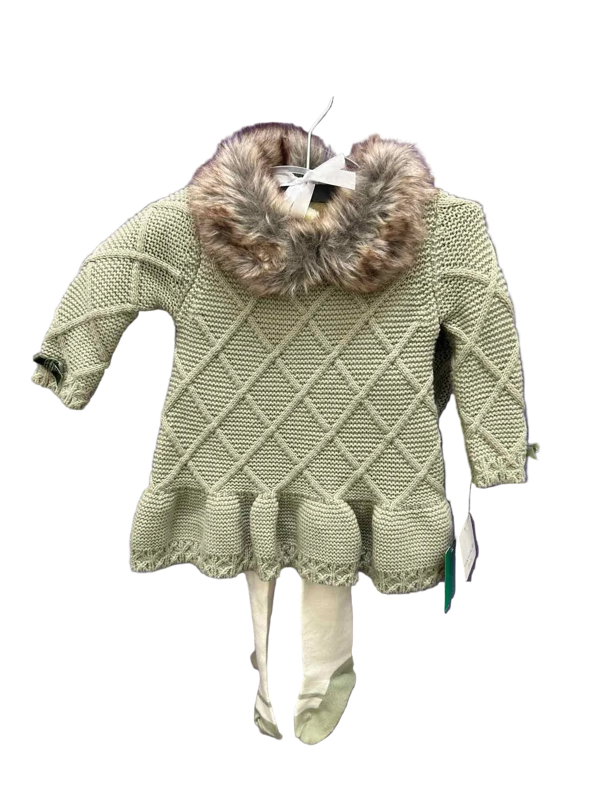 Tahari (C) Green Infant Size 0-3 MO 3PC Dressy