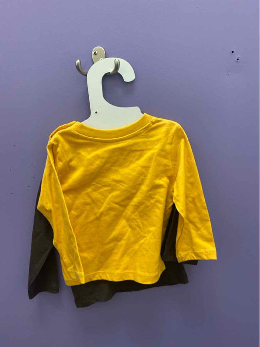 Primark (E) Yellow Brown Infant Size 6-9 MO LSTop