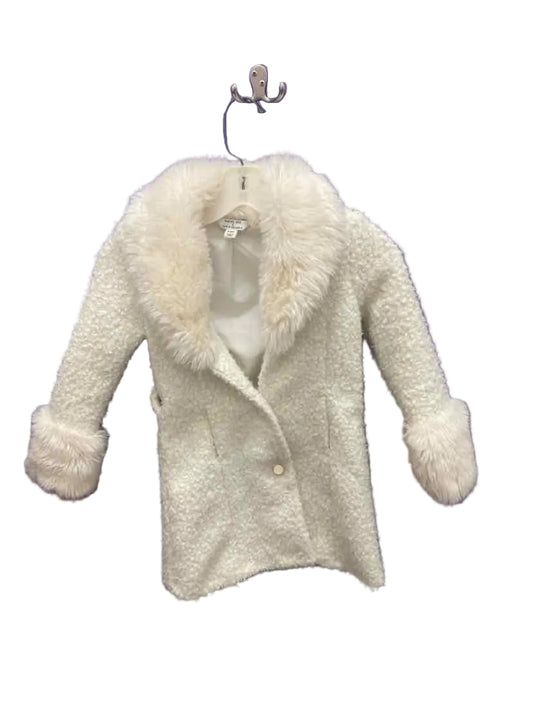 Janie and Jack (A) White Toddler Size 5-6 Dress Coat Heavy