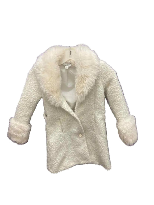 Janie and Jack (A) White Toddler Size 5-6 Dress Coat Heavy