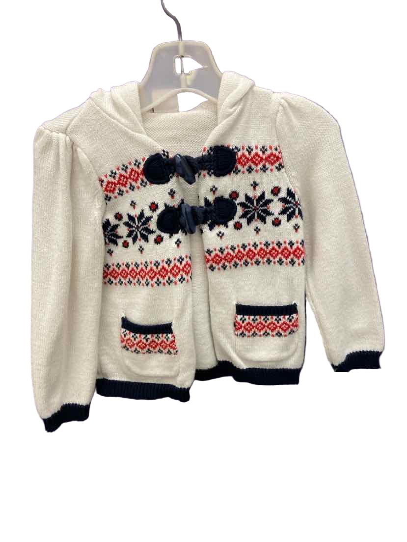 Gymboree (C) White Toddler Size 2T SweaterHeavy